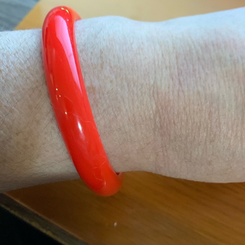 Red bangle bracelet*